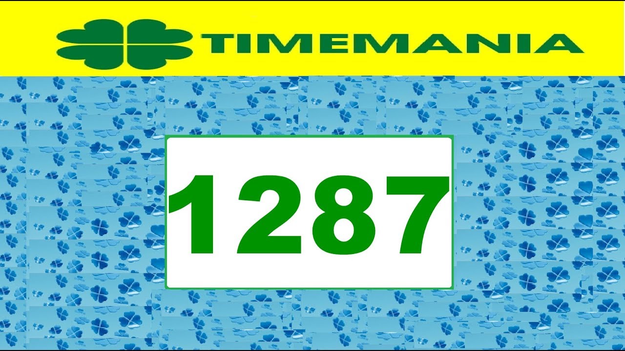 resultado loteria federal bicho Timemania 1287 - Resultado Timemania dia (29/01/2019)