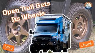 New Sprinter Super Single Adapters for our Mercedes Tiffin Open Trail from Van Compass