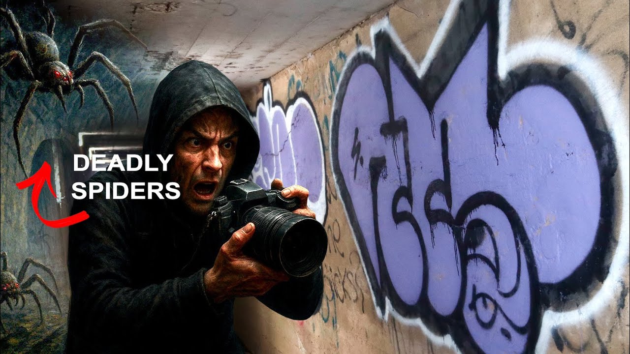 Самый длинный граффити-туннель в лесу