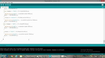 สาธิตการใช้บอร์ด Arduino ควบคุม Stepping Motor