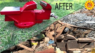 How To Restore A Deadlock Bench Vise / Smooth Restoration