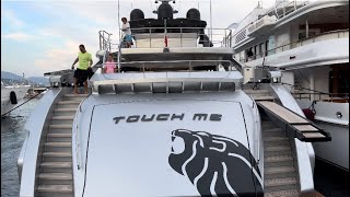 TOUCH ME  44m  * PERSHING 2020 *. Italy, Ancona * Max speed 38 knots. @emmansvlogfr