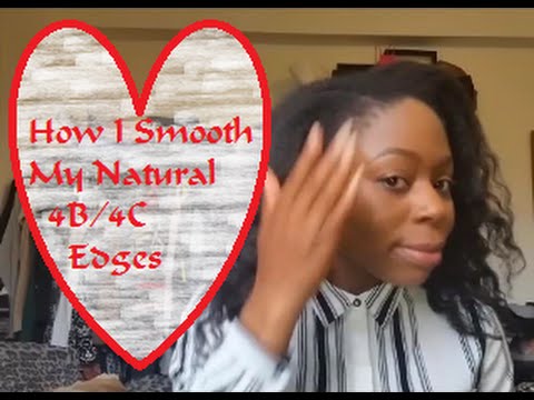 Natural Hair Smoothing 4b C Edges Ors Edge Control And Eco Styler