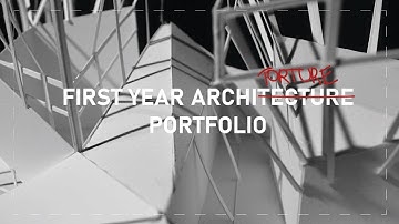 MY FIRST YEAR ARCHITECTURE PORTFOLIO | First Semester