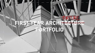 MY FIRST YEAR ARCHITECTURE PORTFOLIO | First Semester