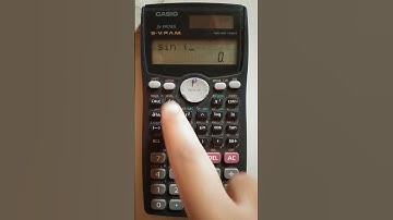 Solve | Sin π/6 | using calculator (Casio fx-991MS)
