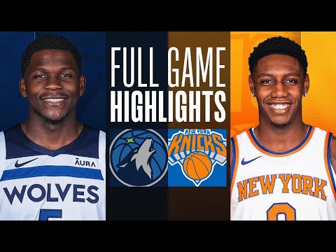 Minnesota Timberwolves vs. New York Knicks Full Game Highlights | Oct 14 | 2023 NBA Preseason