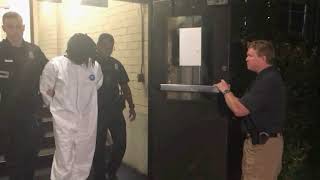 Escorted to Jail: Man accused of gunning down Mobile teen arrested