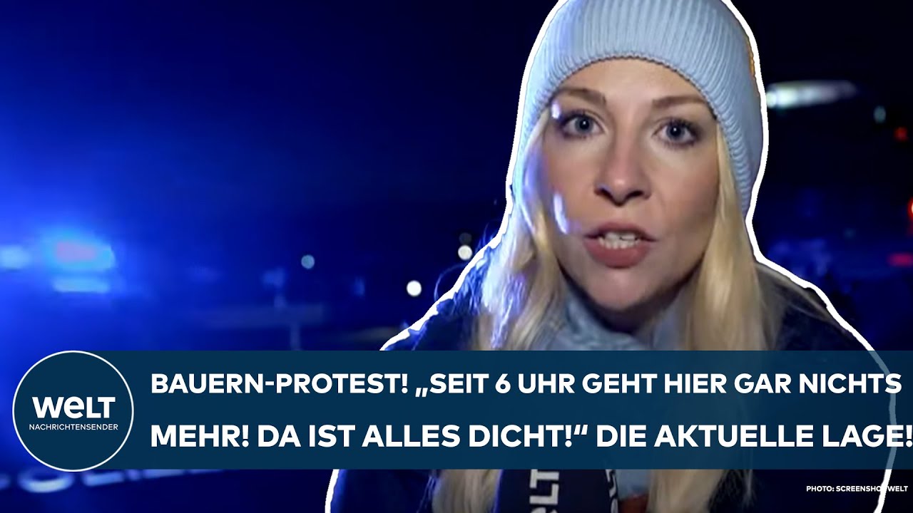 BAUERN-PROTESTE IN DEUTSCHLAND: 
