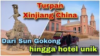 Turpan Xinjiang China Flaming montains dan Huo Shan Hong hotel by Nux Story