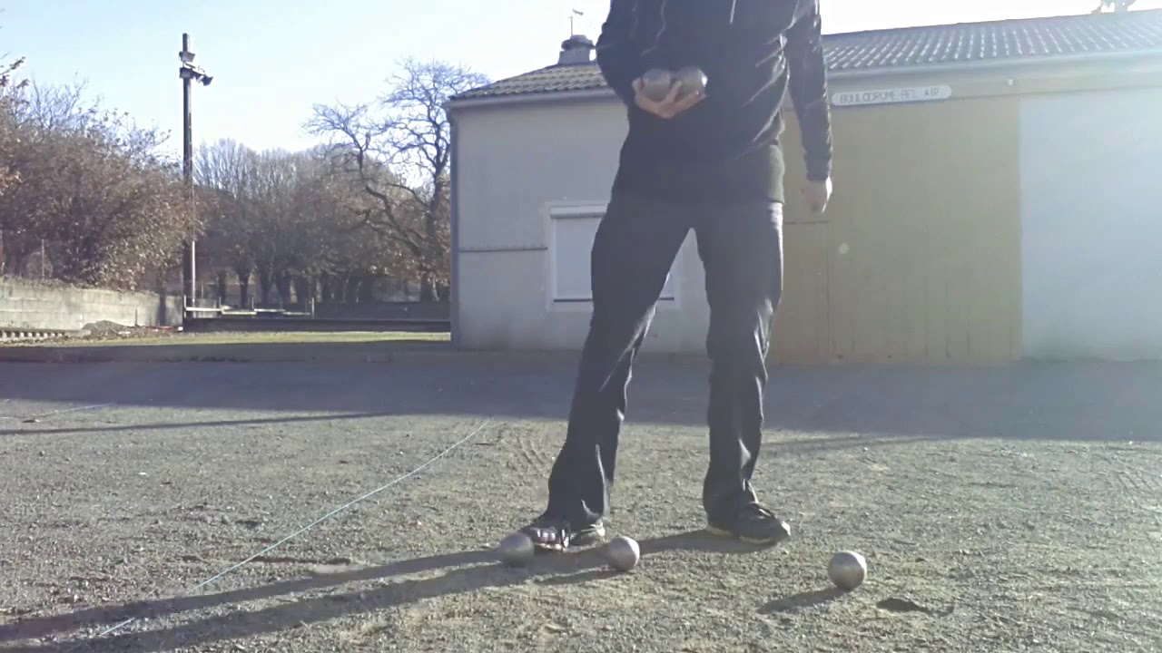 Miniature de la vidéo : Petanque Entrainement tirs 27 sur 30 montee descente 1