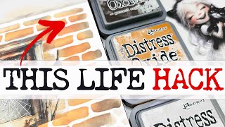 ☢️ TRIPLE - LAYER Stencilling - How I Create Depth using OXIDES !