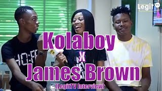 Kolaboy and James Brown Interview on LegitTV