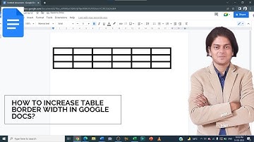 How to increase table border width in Google Docs?