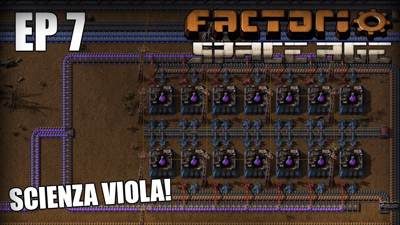 🔴 Factorio Space Age | Scienza VIOLA e SILO Del RAZZO! | #7 - YouTube