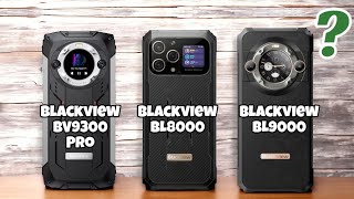 Blackview BL8000 (VS) Blackview BL9000 (VS) Blackview BV 9300 pro  Best rugged phones by blackview