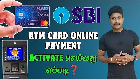 SBI ATM Card Online Payment Activate By ATM | SBI ATM Card Online Payment Activate Tamil |StarOnline
