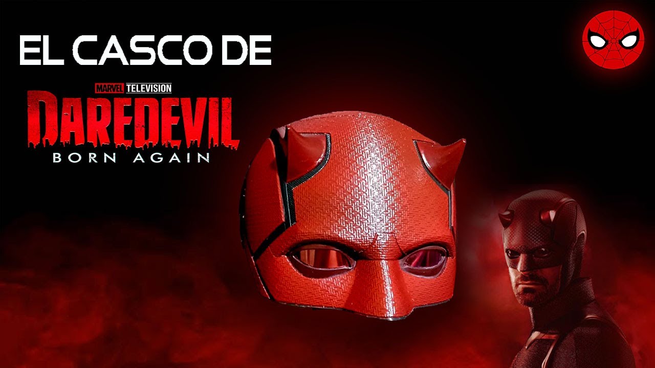 Elmetto Daredevil Born Again Per Cosplay – Stampa 3d USA, Personalizzabile