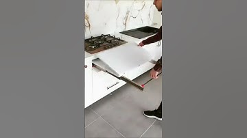 Aluminum alloy drawer invisible dining table slide #shorts