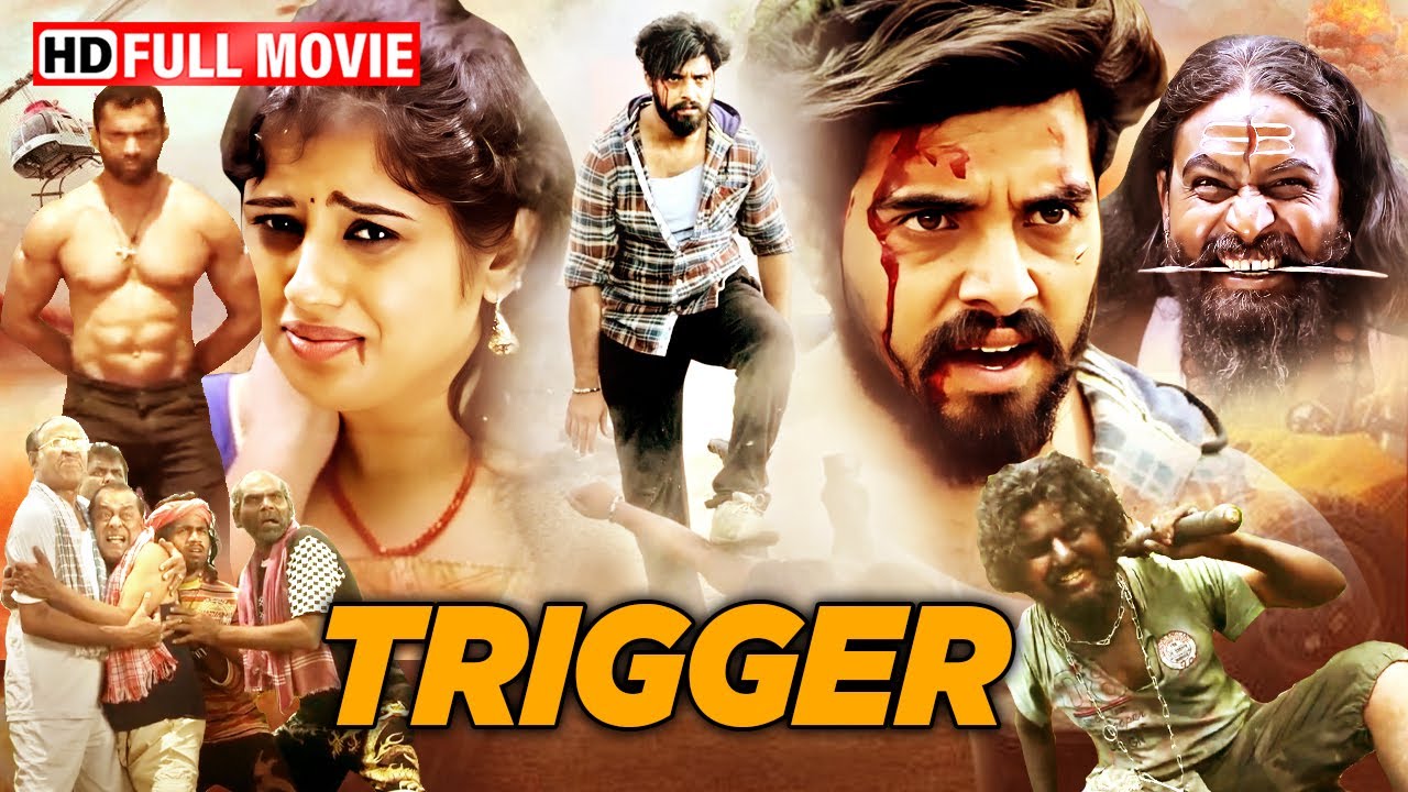TRIGGER - Blockbuster Hindi Dubbed Movie |  Atharvaa | Tanya Ravichandran | सुपरहिट NEW HINDI MOVIES