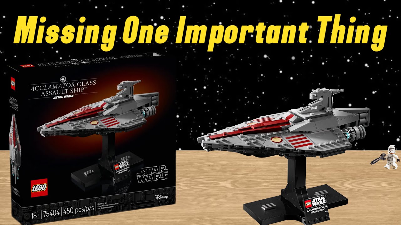 Acclamator Class Assult Ship LEGO Star Wars #75404 Unboxing