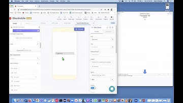 Design an input screen in a Thunkable app