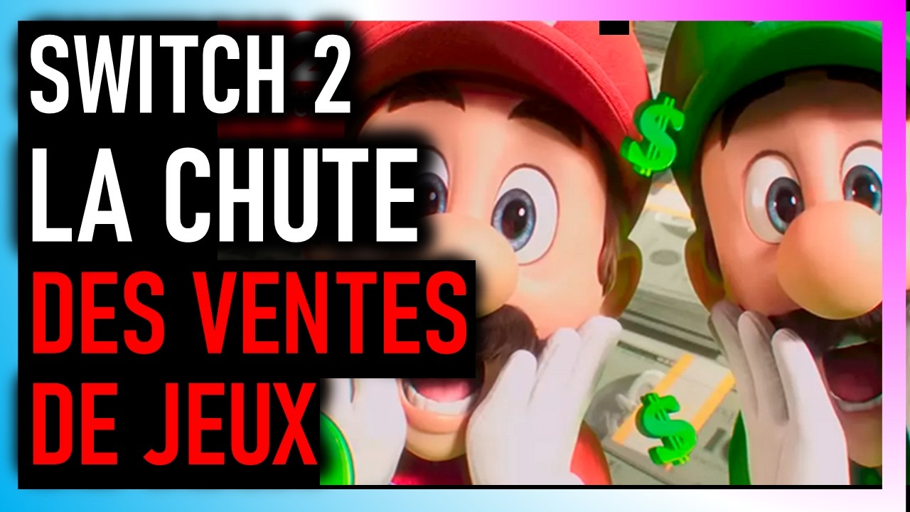 🚨 SWITCH 2 : LES JOUEURS ACHÈTENT MOINS DE JEUX !