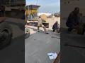 Technique for installing the drive pulley on the motor by hitting it using H steel #shorts