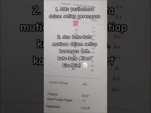 cara skor A+