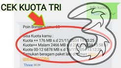CARA Cek Kuota 3 Tri melalui SMS - Durasi: 1.41. CARA Cek Kuota 3 Tri melalui SMS - Durasi: 1.41.