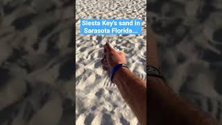 Siesta Key's sand in Sarasota Florida