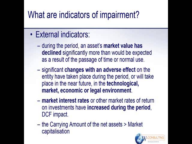 IAS 36 Impairment of Assets