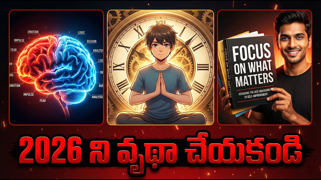 2026 ని వృధా చేయకండి|How To Manage Your Time| Make THE GREATEST COMEBACK of Your Life| Motivational