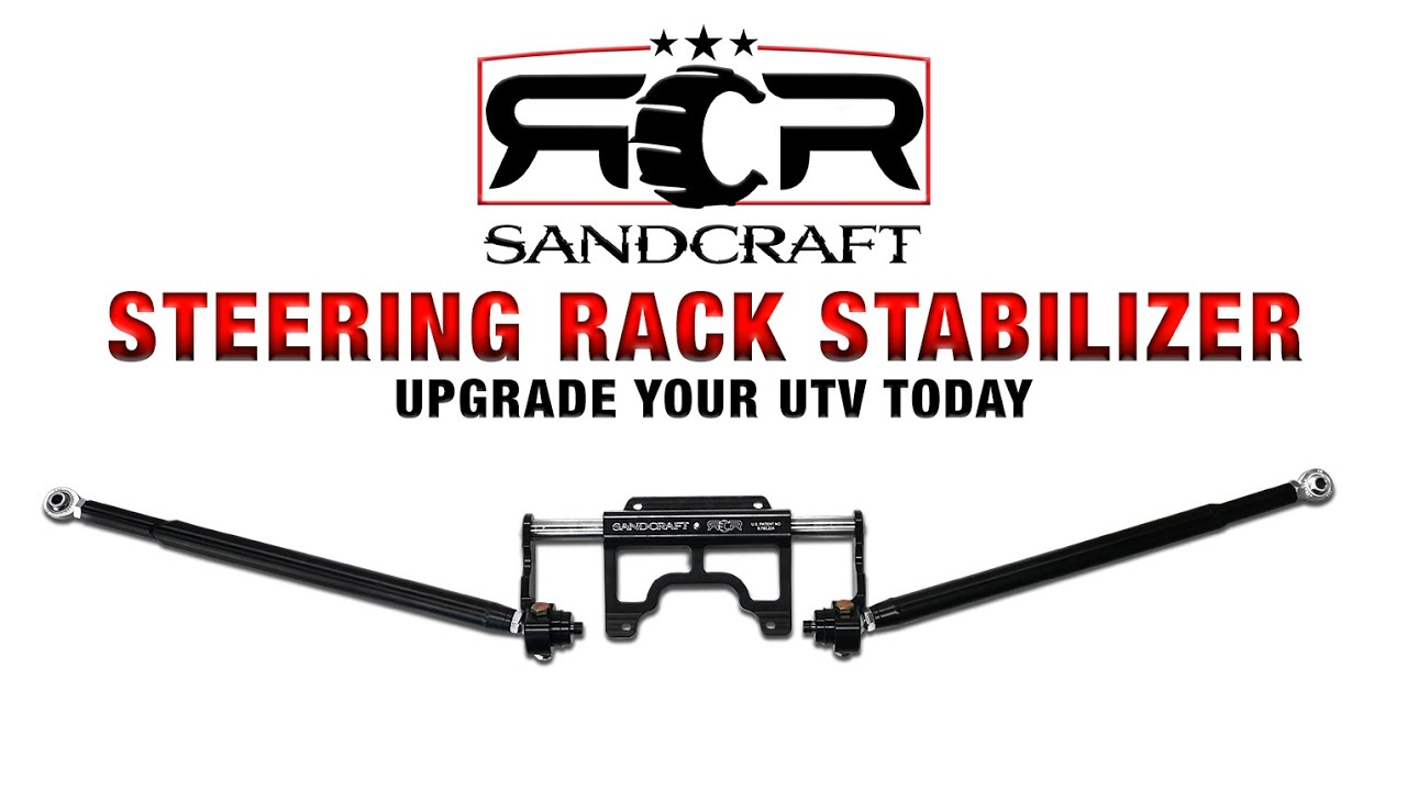 The Best UTV Steering Rack Stabilizer by Sandcraft RCR - YouTube