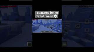 I spawned in the rarest biome ice spike 💀