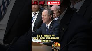 Sen. Adam Schiff: "You seem reluctant to  answer simple question"