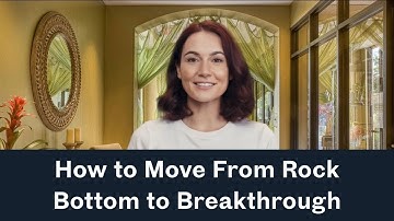 How to Move From Rock Bottom to Breakthrough. #selfimprovement, #motivationdaily, #personalgrowth,