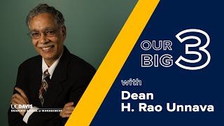 Dean Unnava's Big 3 Video | May 2023 | UC Davis Graduate School of Management
