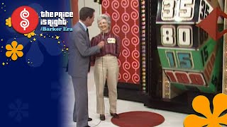 Sassy Contestant Has Fun With Bob Barker While Spinning The Big Wheel  The Price Is Right 1984