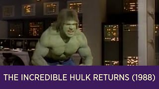 THE INCREDIBLE HULK RETURNS (1988) - HULK VS THOR