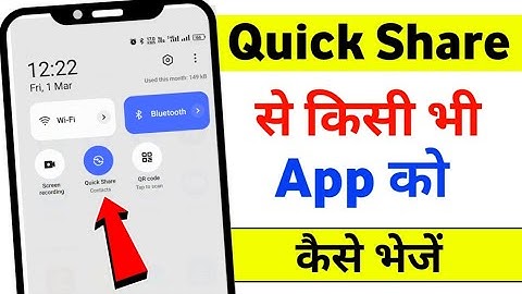 Quick share se app kaise bheje|Quick share se app kaise share kare|How to send apps with Quick Share