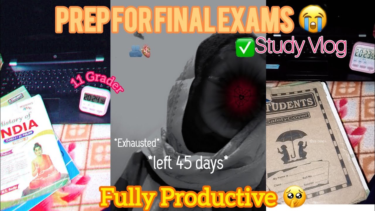 After School Study Routine for Preparing Final exams ft.*UPSC aspirant*🔥