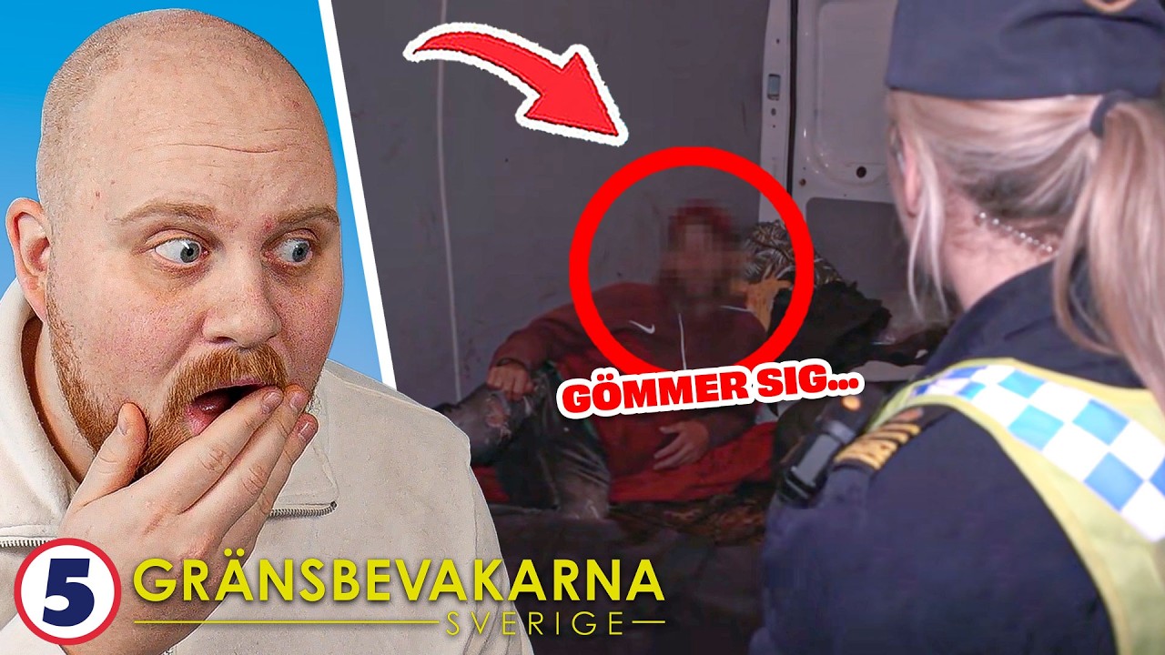 Gränspolisen hittar ILLEGAL FLYKTING i skåpbilen? | Reagerar På Gränsbevakarna Sverige #25
