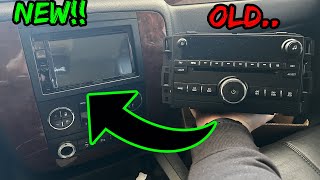 Installing a Double Din Touch Screen Radio in My 2007 Tahoe!!