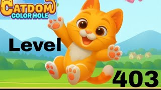 Catdom color hole level 403 solution and walkthrough for gameplay 