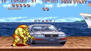 Capcom Arcade Stadium Street Fighter 2 Car Smash Bonus Stage Blanka screenshot 2