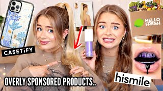 I TRIED OVERLY SPONSORED PRODUCTS... Again.