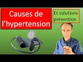 Hypertension :  causes solutions prévention