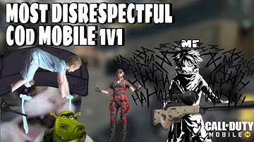 THE MOST DISRESPECTFUL 1V1 in COD Mobile...