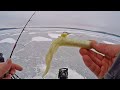 ICE FISHING Lake TROUT for the FIRST TIME!!